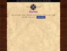 Tablet Screenshot of bluestonesteakhouse.com